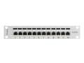 Miniatyrbilde 3 av 5: Lanberg PPF5-9012-S - Koblingspanel - rackmonterbar - CAT 5e - STP - RJ-45 X 12 - grå, RAL 7035 - 1U - 10"