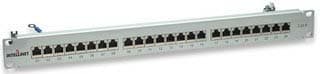 Intellinet 720014, IEEE 802.3, IEEE 802.3ab, IEEE 802.3u, Raskt Ethernet, Gigabit Ethernet, RJ-45, Gull, Cat6, F/UTP (FTP) Grå
