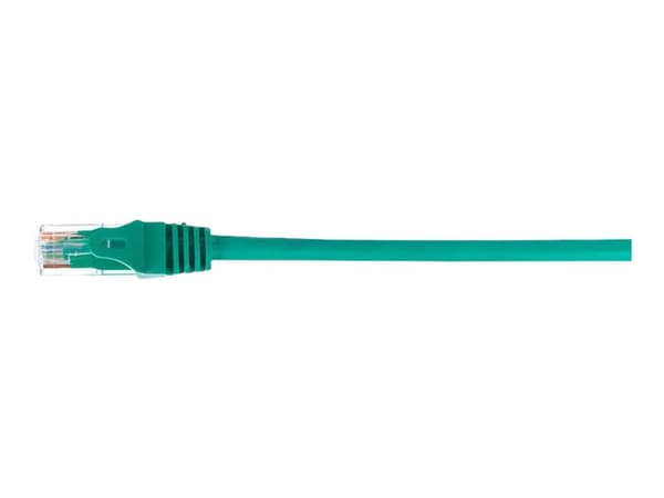 Netrack - Liitäntäkaapeli - RJ-45 (uros) - RJ-45 (uros) - 3 m - UTP - CAT 5e - muotoiltu, solmuton - vihreä