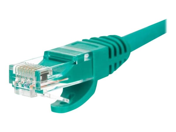 Netrack - Liitäntäkaapeli - RJ-45 (uros) - RJ-45 (uros) - 3 m - UTP - CAT 5e - muotoiltu, solmuton - vihreä