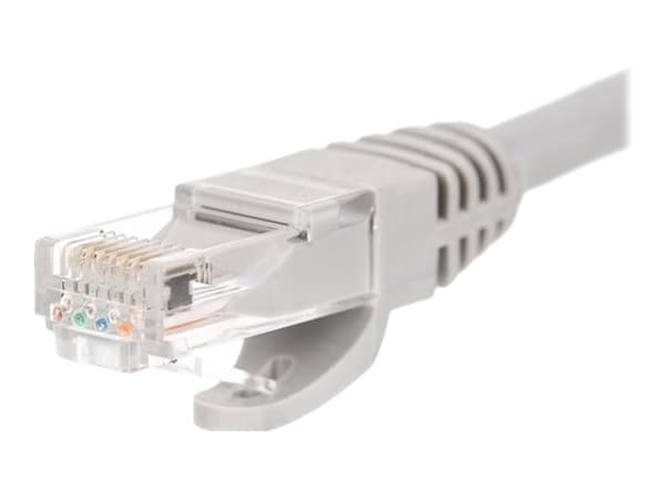Netrack - Patch-kabel - RJ-45 (hane) till RJ-45 (hane) - 3 m - UTP - CAT 5e - formpressad, hakfri - grå