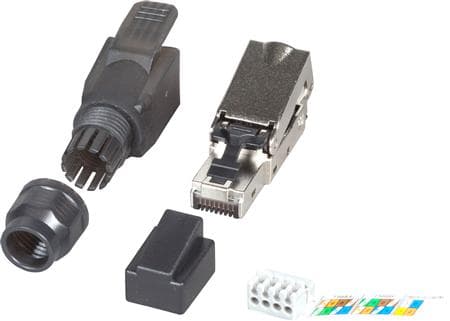 EFB Elektronik 88035AV.1, RJ45, Turkisfarve, Cat6a