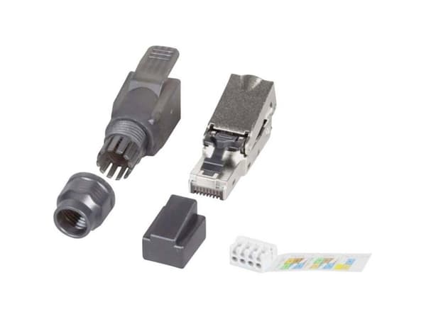 EFB Elektronik 88035AV.1, RJ45, Turkisfarve, Cat6a