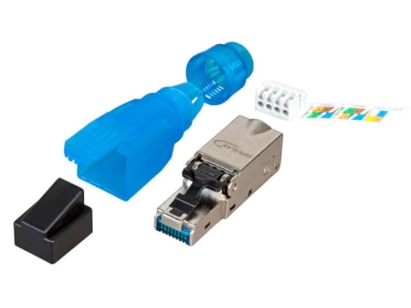EFB Elektronik 88035AV.1, RJ45, Turkisfarve, Cat6a