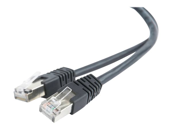 Gembird - Patch-kabel - RJ-45 (hane) till RJ-45 (hane) - 1 m - SFTP - formpressad - svart