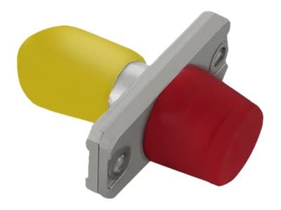 Qoltec Hybrid Simplex - Nettverkkopler - FC/UPC-enkeltmodus (hunn) til ST/UPC-enkeltmodus (hunn) - fiberoptisk