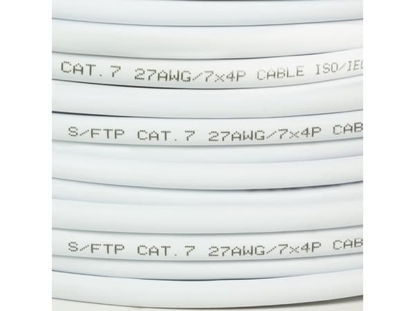LogiLink CPV0042, 305 m, Cat7, S/FTP (S-STP), Hvit