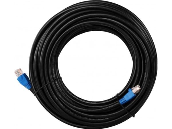 Goobay CAT6 - UTP - 10M - AWG 24 - RJ-45 - Udendørs - Sort