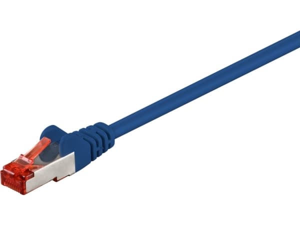 Goobay CAT 6-100 SSTP PIMF sininen 1m, 1 m, RJ-45, RJ-45, RJ-45