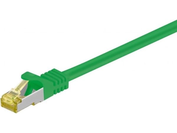 Goobay 91577, 0,5 m, Cat7, S/FTP (S-STP), RJ-45, RJ-45, Grön
