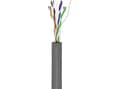 Miniatyrbilde 5 av 5: Goobay Patch cable 4x2xAWG24/7 Cat6, 100m, 100 m, Grå