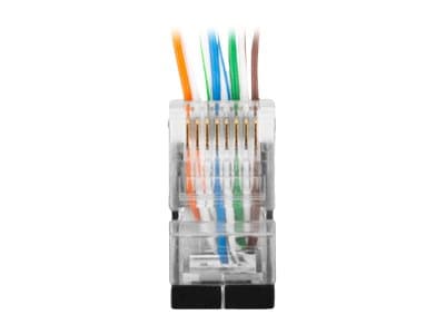 Lanberg - Nätverkskontakt - RJ-45 (hane) - FTP - CAT 6 (paket om 100)