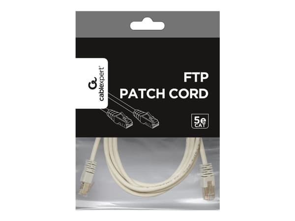 Gembird - Koblingskabel - RJ-45 (hann) til RJ-45 (hann) - 2 m - SFTP - formstøpt - beige