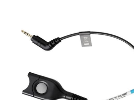 EPOS | SENNHEISER CCEL 191 - Hodetelefonkabel - mikrojakk hann til EasyDisconnect hann - 20 cm