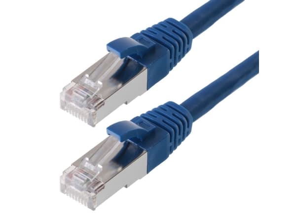 Helos CAT5e SF/UTP 0.25m, 0,25 m, Cat5e, SF/UTP (S-FTP), RJ-45, RJ-45, Blå