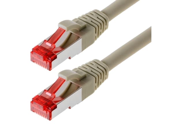 Helos CAT5e SF/UTP 10m, 10 m, Cat5e, SF/UTP (S-FTP), RJ-45, RJ-45, Grå