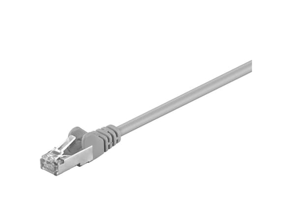 wentronic - Nettverkskabel - RJ-45 (hann) til RJ-45 (hann) - 2 m - FTP - CAT 5e - grå