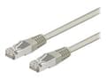 Miniatyrbilde 1 av 3: wentronic - Nettverkskabel - RJ-45 (hann) til RJ-45 (hann) - 2 m - FTP - CAT 5e - grå