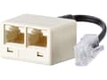 Miniatyrbild 4 av 4: UAE - Nätverkskort - RJ-45 (hona) till RJ-45 (hane) - 10 cm - pärlvit