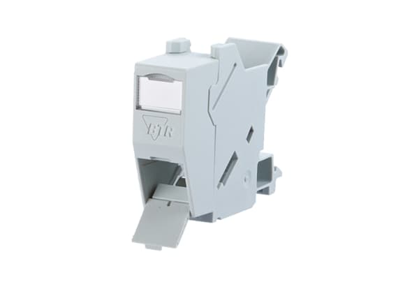 METZ CONNECT 1309426103-E, Grå, ABS syntetisk, Plast, Skrueløs, METZ CONNECT, RJ-45, DUXR.E178484
