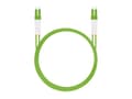 Miniatyrbilde 3 av 3: Helos fiberoptisk patchkabel - LC Multi-Mode (M) til LC Multi-Mode (M) - 5 m - fiberoptisk - dupleks - 50/125 mikron - OM5 - lysegrønn
