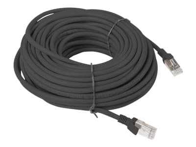 Lanberg - Patch-kabel - RJ-45 (hane) till RJ-45 (hane) - 20 m - UTP - CAT 6 - tvinnad - RAL 9004, svart