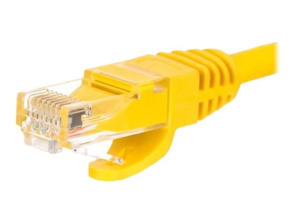 Netrack - Koblingskabel - RJ-45 (hann) til RJ-45 (hann) - 15 m - UTP - CAT 5e - formstøpt, uten hindringer - gul