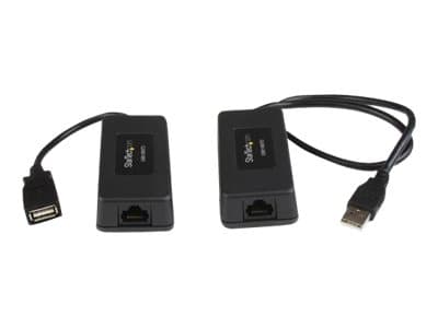 StarTech.com 1-Port USB 1.1 Extender - Up to 131 ft (40 m) over Cat5/Cat6 Extension - Up to 12 Mbps USB 1.1 Ethernet Extender (USB110EXT2) - USB-förl