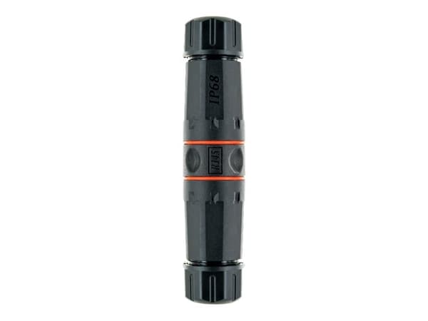Schwaiger NWDK16533, RJ45, Musta, Naaras/naaras, Suora, Muovi, Cat6a