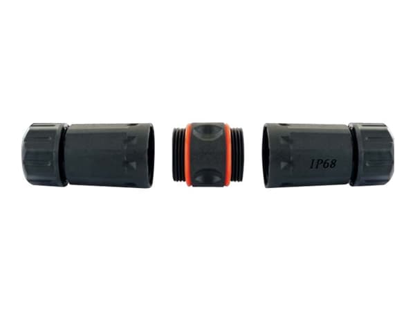 Schwaiger NWDK16533, RJ45, Musta, Naaras/naaras, Suora, Muovi, Cat6a