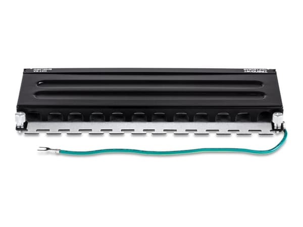 TRENDnet TC-P12C6AS - Patchpanel - veggmonterbar - CAT 6a - STP - RJ-45 X 12 - 0,5U