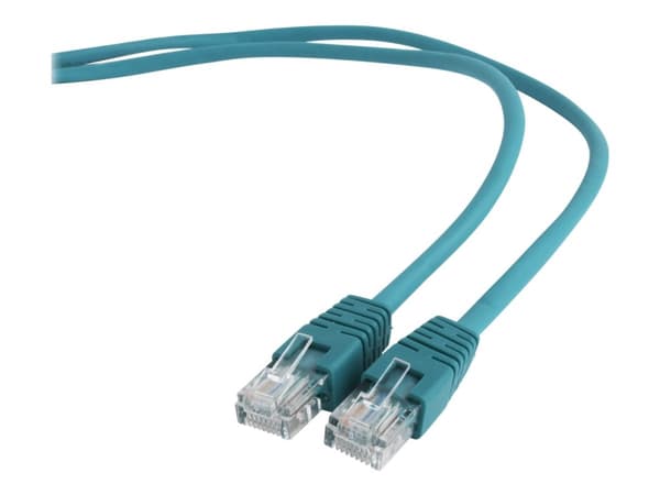 Gembird - Patch-kabel - RJ-45 (hane) till RJ-45 (hane) - 1 m - UTP - CAT 5e - formpressad - grön