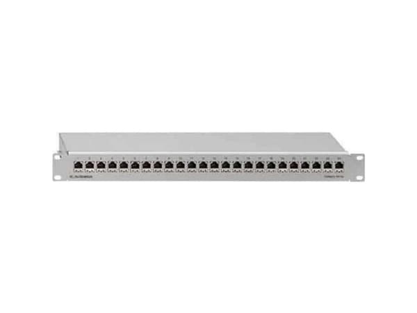 Rutenbeck PP-24/1, Cat6a, Grå, metalli, 1U, 482 mm, 44 mm, 44 mm