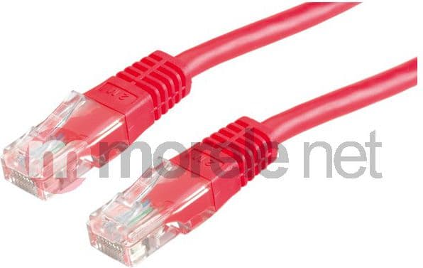 Value UTP Patch Cord Cat.6, red 5 m, U/UTP (UTP)