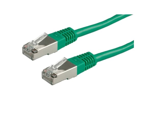 ROLINE 21.15.0143, 2 m, Cat5e, F/UTP (FTP), RJ-45, RJ-45, Grønn