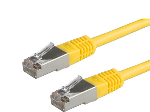 ROLINE 21.15.0362, 5 m, Cat5e, SF/UTP (S-FTP), RJ-45, RJ-45, Gult