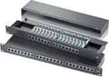Miniatyrbilde 3 av 4: ROLINE Cat.5e 19" Patch Panel, 24 Ports, STP black, Sort, Stål