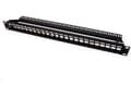 Miniatyrbilde 2 av 2: ROLINE Cat. 6 19"-Keystone Patch Panel STP, black, Sort