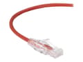 Miniatyrbilde 3 av 5: Black Box Slim-Net - Koblingskabel - RJ-45 (hann) til RJ-45 (hann) - 3 m - UTP - CAT 6a - med støvel, formstøpt, flertrådet - rød