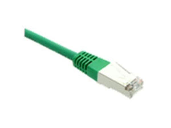 Black Box GigaTrue - Patch-kabel - RJ-45 (hane) till RJ-45 (hane) - 10 m - S/FTP - CAT 6a - halogenfri, formpressad, hakfri, tvinnad - grön