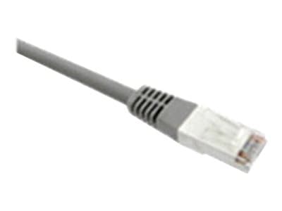 Black Box GigaTrue - Koblingskabel - RJ-45 (hann) til RJ-45 (hann) - 1 m - S/FTP - CAT 6a - med støvel, halogenfri, uten hindringer, flertrådet - grå