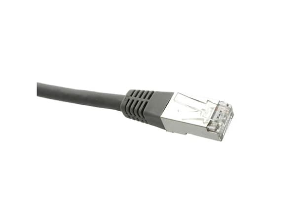 Black Box GigaTrue - Koblingskabel - RJ-45 (hann) til RJ-45 (hann) - 15 m - S/FTP - CAT 6 - flertrådet - grå