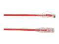 Miniatyrbilde 3 av 5: Black Box Slim-Net - Koblingskabel - RJ-45 (hann) til RJ-45 (hann) - 1.52 m - UTP - CAT 6a - med støvel, formstøpt, flertrådet - rød