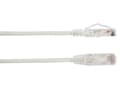Miniatyrbilde 4 av 5: Black Box Slim-Net - Koblingskabel - RJ-45 (hann) til RJ-45 (hann) - 2.13 m - UTP - CAT 6a - med støvel, formstøpt, flertrådet - hvit