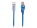 Miniatyrbilde 3 av 5: Black Box Slim-Net - Koblingskabel - RJ-45 (hann) til RJ-45 (hann) - 30.5 cm - UTP - CAT 6a - med støvel, formstøpt, flertrådet - blå