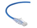 Miniatyrbilde 1 av 5: Black Box Slim-Net - Koblingskabel - RJ-45 (hann) til RJ-45 (hann) - 30.5 cm - UTP - CAT 6a - med støvel, formstøpt, flertrådet - blå