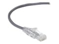 Miniatyrbild 3 av 5: Black Box Slim-Net - Patch-kabel - RJ-45 (hane) till RJ-45 (hane) - 2.13 m - UTP - CAT 6a - startad, formpressad, tvinnad - grå