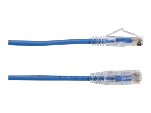 Black Box Slim-Net - Koblingskabel - RJ-45 (hann) til RJ-45 (hann) - 1.52 m - UTP - CAT 6 - med støvel, formstøpt, flertrådet - blå