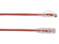 Miniatyrbilde 4 av 5: Black Box Slim-Net - Koblingskabel - RJ-45 (hann) til RJ-45 (hann) - 4.57 m - UTP - CAT 6 - med støvel, formstøpt, flertrådet - rød