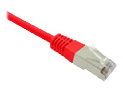 Black Box GigaTrue - Koblingskabel - RJ-45 (hann) til RJ-45 (hann) - 5 m - S/FTP - CAT 6a - med støvel, uten hindringer - rød